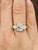 Modern 4.41 Ct 3-Stone Diamond Ring Set in 18k Yellow Gold Size 6.5 For Sale - Image 3 of 9