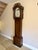 Quality antique George III mahogany arch dial long case clock, having a quality antique George III mahogany long case...