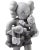 Contemporary Kaws, Clean Slate, Grey and Black, 2018, Resin, Set of 2 For Sale - Image 3 of 11