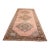Authentic Hand-Knotted Runner, Faded Pink Vintage Rug, For Sale