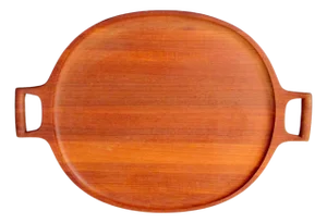 Mid 20th Century Fine Original Early Dansk Large Teak Serving Tray by Jens Quistgaard