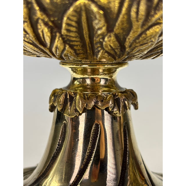 Late 19th Century French Neoclassical Marble and Ormolu Urn Lamps, 1850, Set of 2 For Sale - Image 16 of 18