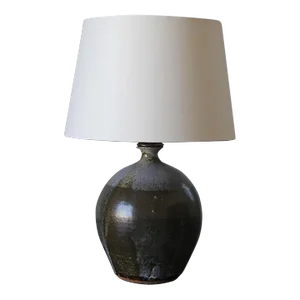 David Cressey "Blue Stone" Ceramic Lamp, Circa 1970