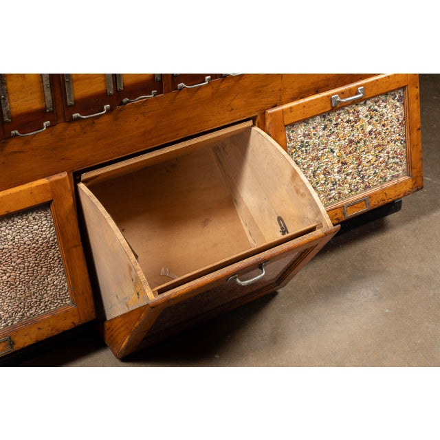 Massive Antique Maple Dry Goods Cabinet For Sale - Image 15 of 18