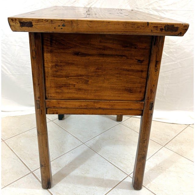 Antique Asian Elm Ming Style Console/ Altar Table For Sale - Image 16 of 18