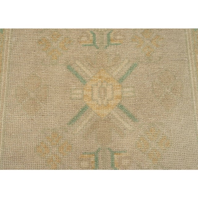 Turkish Mini Rug Oriental Hand Knotted Vintage Rug 1'8" x 3'3" #21071 For Sale - Image 4 of 8
