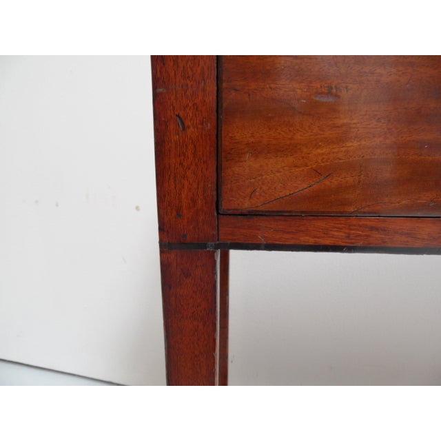 Antique Mahogany Side Table with Drawers For Sale - Image 6 of 11