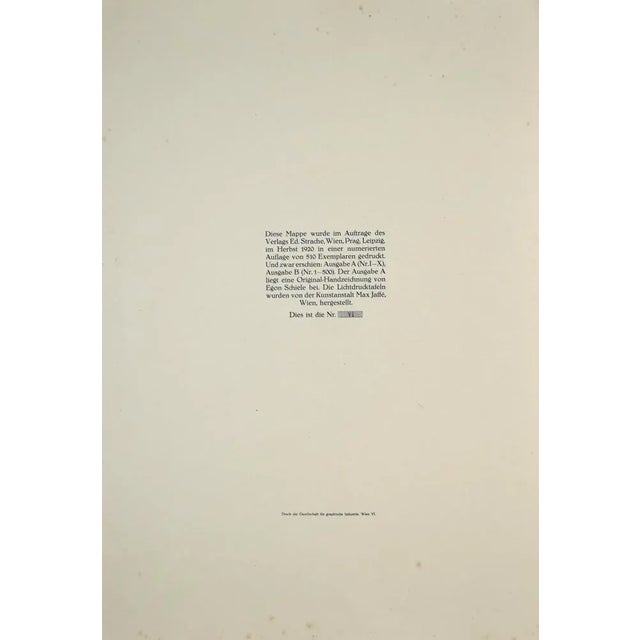 After Egon Schiele, Nude Mother and Child, Collotype Print For Sale - Image 6 of 7