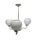 Art Deco Style Chandelier, Poland, 1960s, in Very Good conditions. Designed 1970 to 1979 European Plug (up to 250V).The...