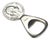 Silvered Brass Bottle Opener Habsburg 2 Florin Coin attributed to Carl Auböck, Austria 1950 For Sale