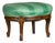 French Louis XV Style 19th Century Wooden Footstool with Carved Cabriole Legs For Sale