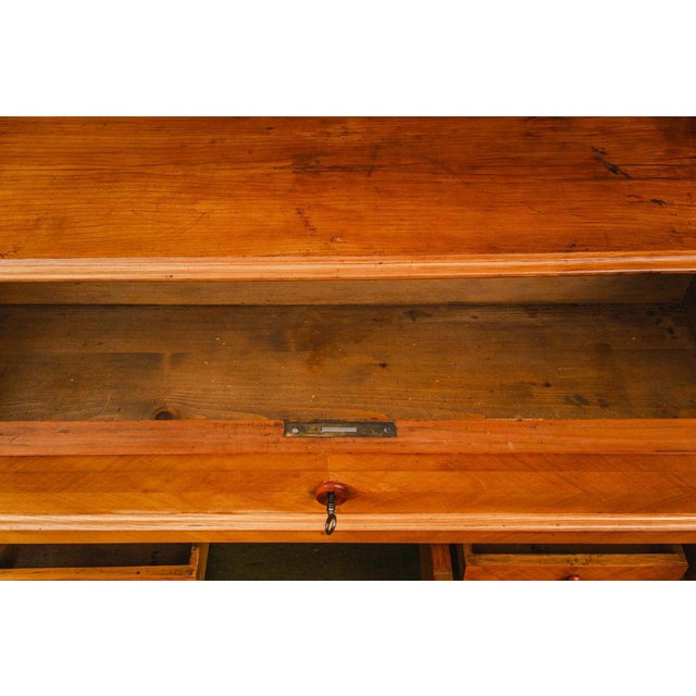 Louis Philippe Cylinder Secretary in Cherrywood, Mid-19th Century For Sale - Image 18 of 18