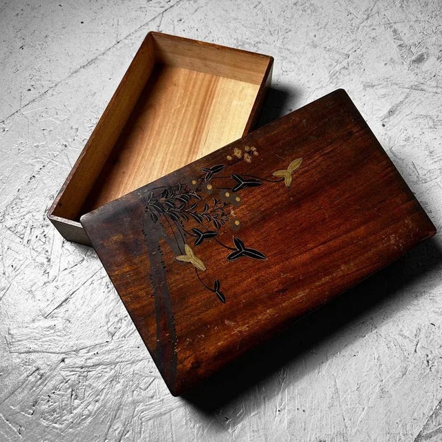 Vintage Japanese Writing Box, 1950s For Sale - Image 4 of 9