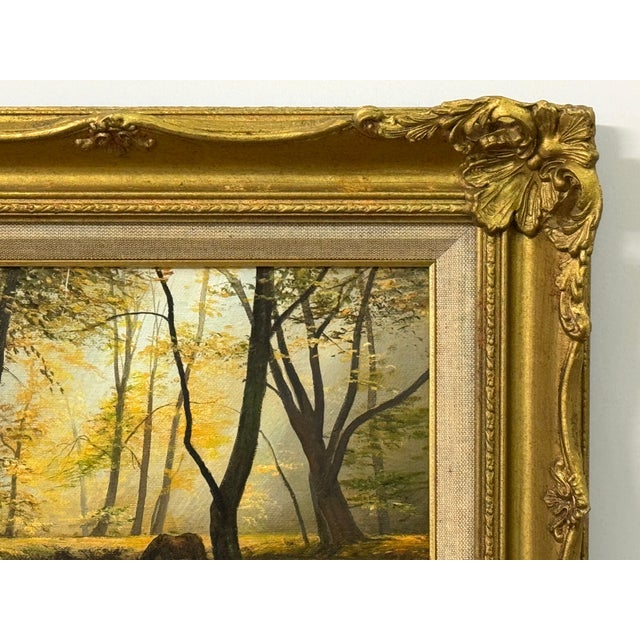 Horse next to River in the Woods of the English Countryside by British Artist 1970 (Circa) For Sale - Image 18 of 18