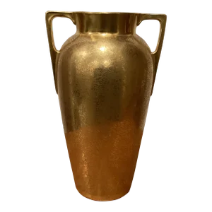 Vintage Pickard Art Deco Gold Encrusted Floral Porcelain Vase