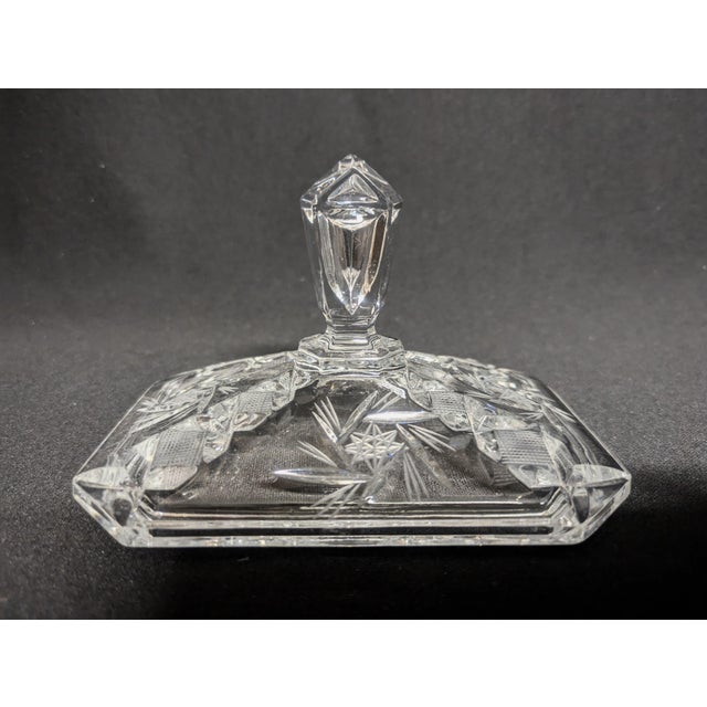 1970s 1970s Lidded Cut Crystal Candy Dish For Sale - Image 5 of 9