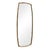 This unique tall mirror features a striking, organic cast aluminum frame with subtle pitted texture and undulating edges,...