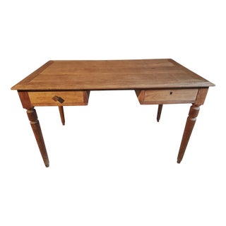 Vintage French Oak Desk, 1930s For Sale