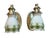 Really great early 20th century wall sconces feature all original silverplate with great patina. The original shades are...
