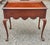 Queen Anne Style Cherry Tea Table With Pull-Out Trays For Sale - Image 9 of 9