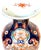 Large Meiji Period Imari Porcelain Garden Landscape Vase, Attributed to Fukagawa For Sale - Image 10 of 16