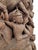 Tan 19th-Century Southeast Asian Hand-Carved Teak Temple Pillar Wrap Sculpture For Sale - Image 8 of 18
