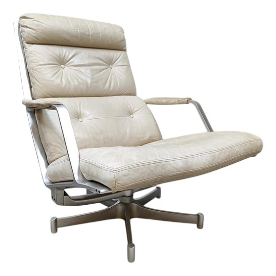 Danish FK 85 Lounge Chair by Preben Fabricius & Jørgen Kastholm for Alfred Kill, 1970s For Sale