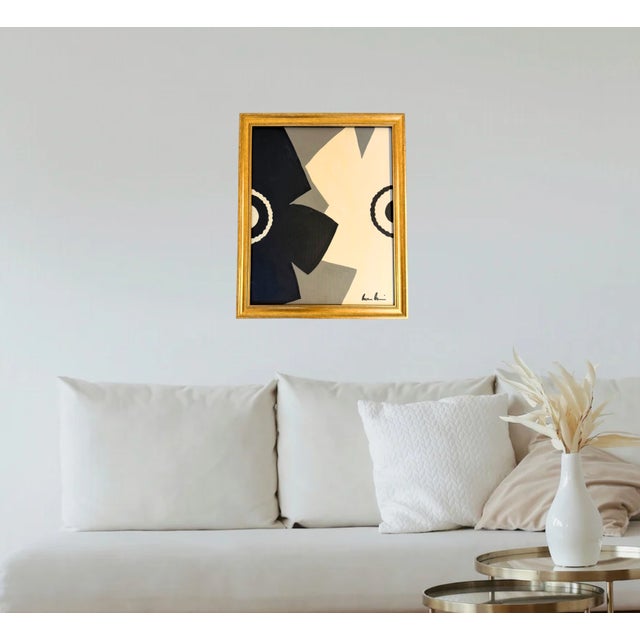 Contemporary Abstract Flowers. Expressionist Painting by Bryan Boomershine Framed For Sale - Image 4 of 7