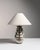 1970s Traditional Rich Painted Brown Hand-Painted Ceramic Table Lamp For Sale - Image 10 of 10