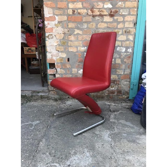 Tubular Steel Lounge Chair, 1970s For Sale - Image 4 of 5
