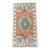 Turkish Mini Rug Oriental Hand Knotted Vintage Rug 1'7" x 2'11" #17891 For Sale