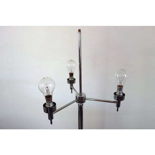Space Age Three-Light Floor Lamp attributed to Scolari, 1970s For Sale - Image 6 of 15