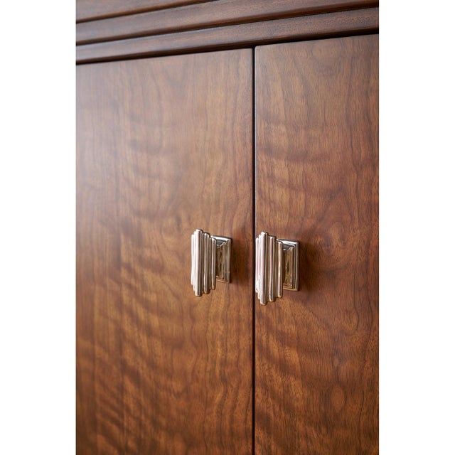 Wood Walnut Art Deco Sideboard For Sale - Image 7 of 8