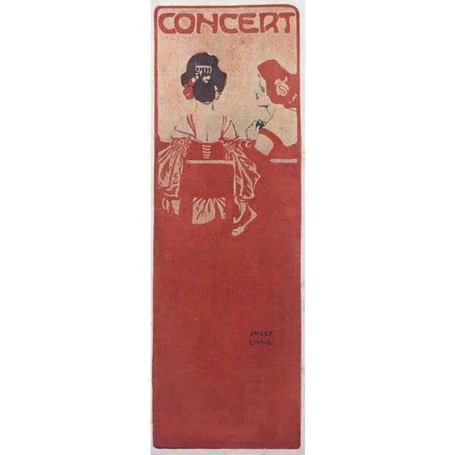 1906 Original German Art Nouveau Poster, Decorator Print, #18, Art Deco Fashion For Sale - Image 4 of 8