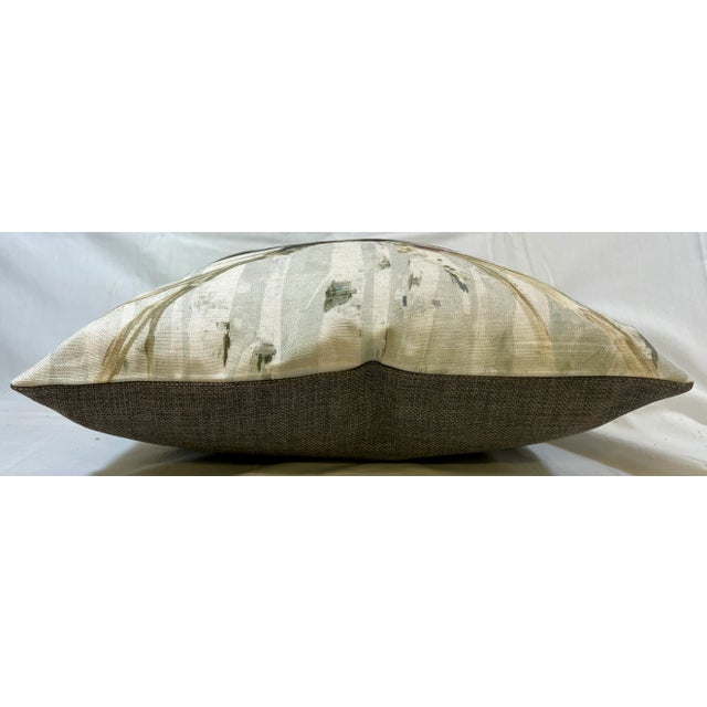 16” Square Decorative Throw Pillow Adorned With the Portrait of a Majestic Stag / Deer in a Water Color Look Finish - Made in the U K For Sale - Image 9 of 10