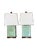 Pair of Lauren Ralph Lauren Celadon Crackle Glazed Porcelain Table Lamps | Coastal Modern Transitional Lighting | Seafoam...