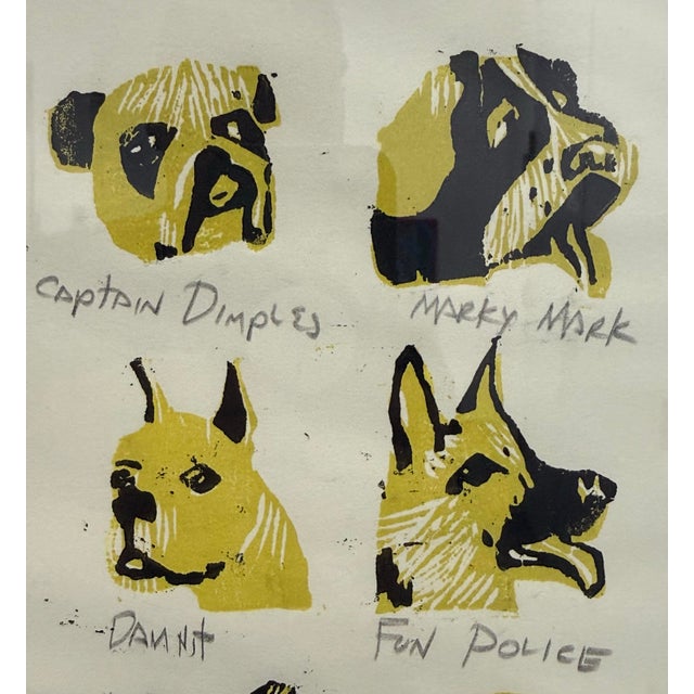 Glass Greer McGettrick Dogs Print For Sale - Image 7 of 12