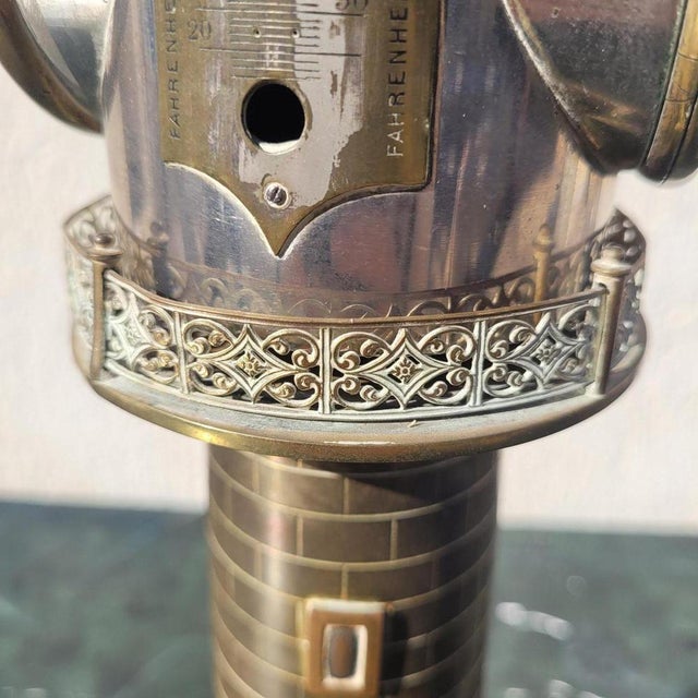 Lighthouse Clock in Bronze, Italy, Late 19th-Early 20th Century For Sale - Image 11 of 18
