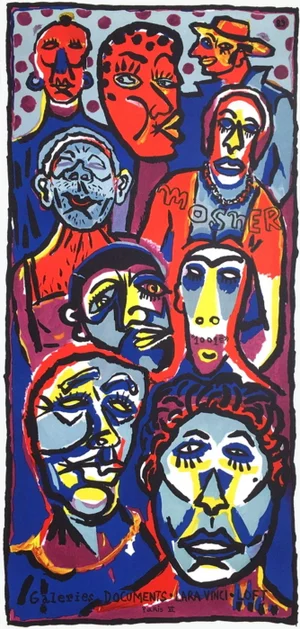 1989 Ricardo Mosner Lara Vinci Gallery Poster
