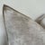Mid-Century Modern European Vintage Style Ciment Velvet Accent Pillow With Down Insert For Sale - Image 3 of 5