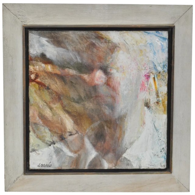 Dana A. Loomis Mid-Century Abstract Painting For Sale