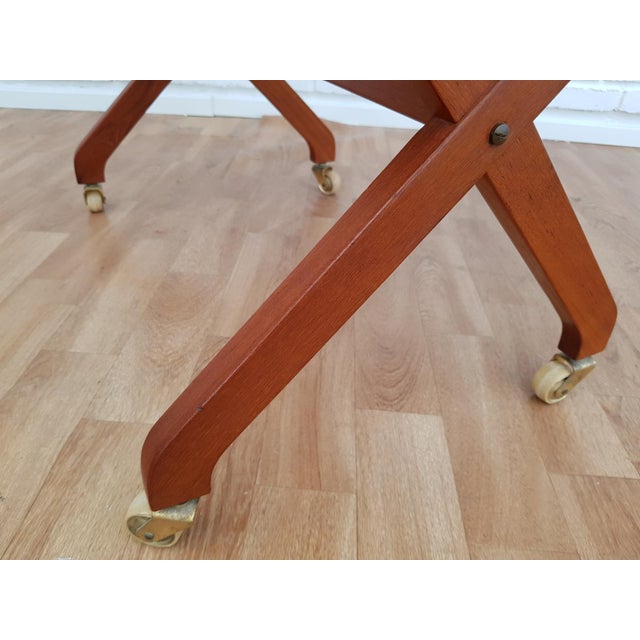 Vintage Scandinavian Sewing Table For Sale - Image 4 of 12