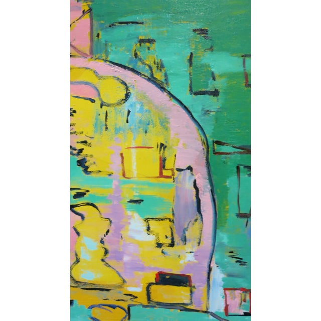 "Abstract 001" Original Oil Painting For Sale - Image 4 of 6