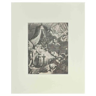 Romeyn de Hooghe, La Manière de se Bien Preparer à La Mort, Etching, 1700 For Sale