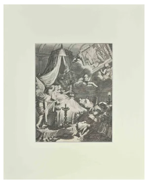 Romeyn de Hooghe, La Manière de se Bien Preparer à La Mort, Etching, 1700