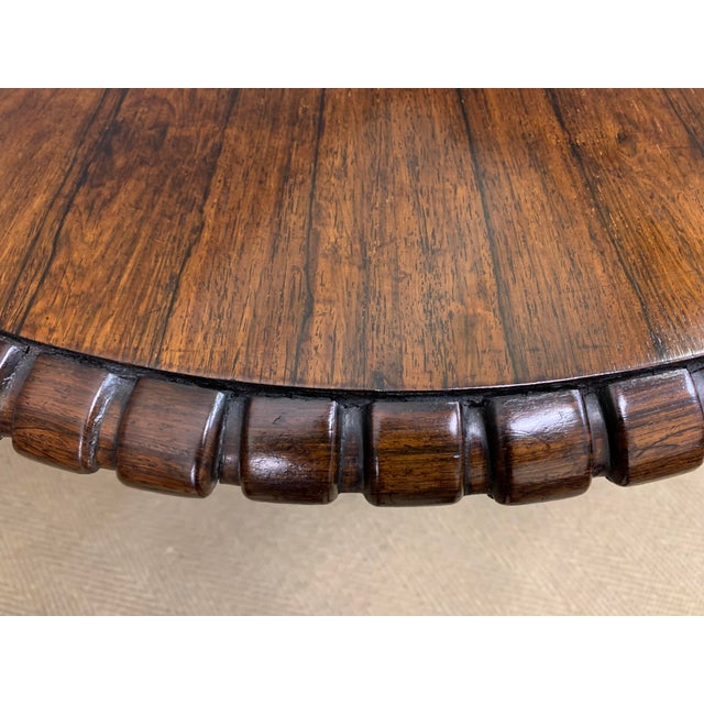 Regency Rosewood Centre Table, 1825 For Sale - Image 10 of 17