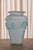 Vintage Frosted Aqua Glass Vase For Sale - Image 15 of 18
