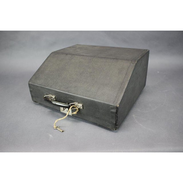 This charming vintage rheinmetall typewriter dates to approximately the 1950s and was manufactured in germany. With its...