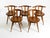 Mid-Century Wood Sprouted Low Back Chairs, 1950s, Set of 5 For Sale - Image 18 of 18