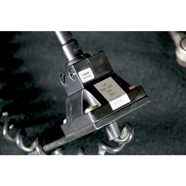 Modern Tall Black Metal Sconce in , West Germany, 1970's For Sale - Image 11 of 12